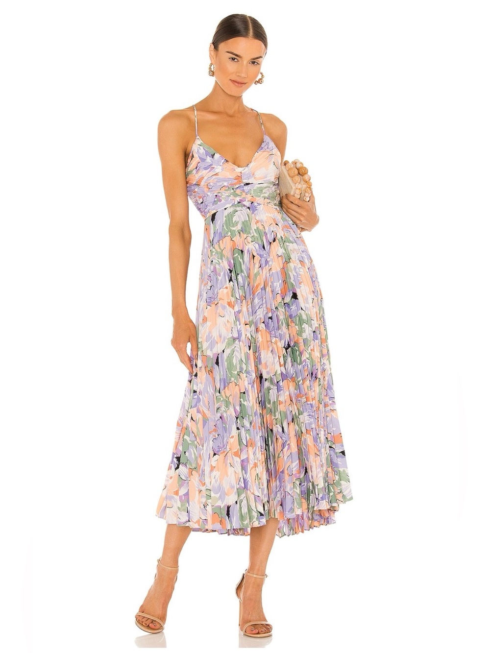 NEW Revolve Floral Dress, ASTR the Label Dress never worn, Blythe dress in coral